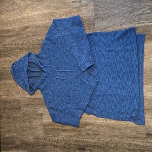 Original Use, Soft Knit Sweatshirt, Blue/Gray, Size: M